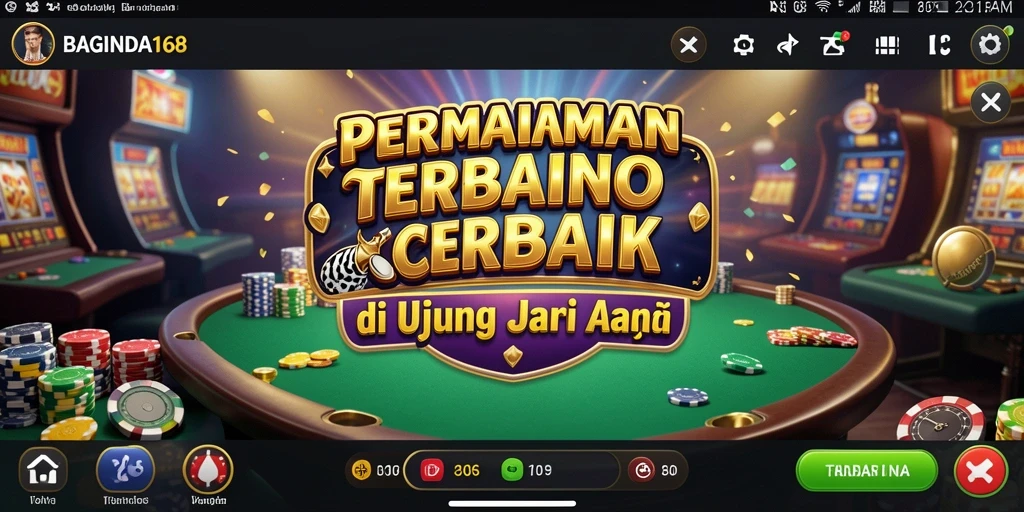 Tampilan menarik dari gameplay BAGINDA168 yang penuh dengan keseruan Kasino.