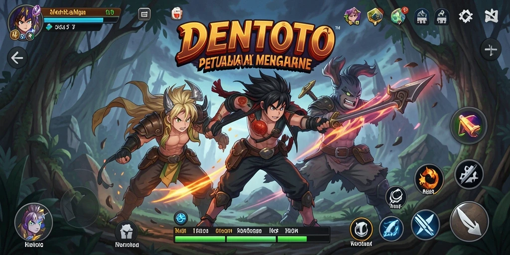 Tampilan menakjubkan dari gameplay DENTOTO yang seru.