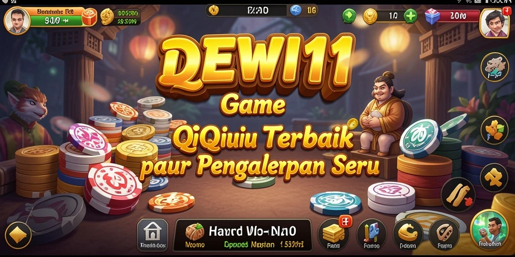 Tampilan gameplay menarik dari DEWI11 saat bermain QiuQiu.