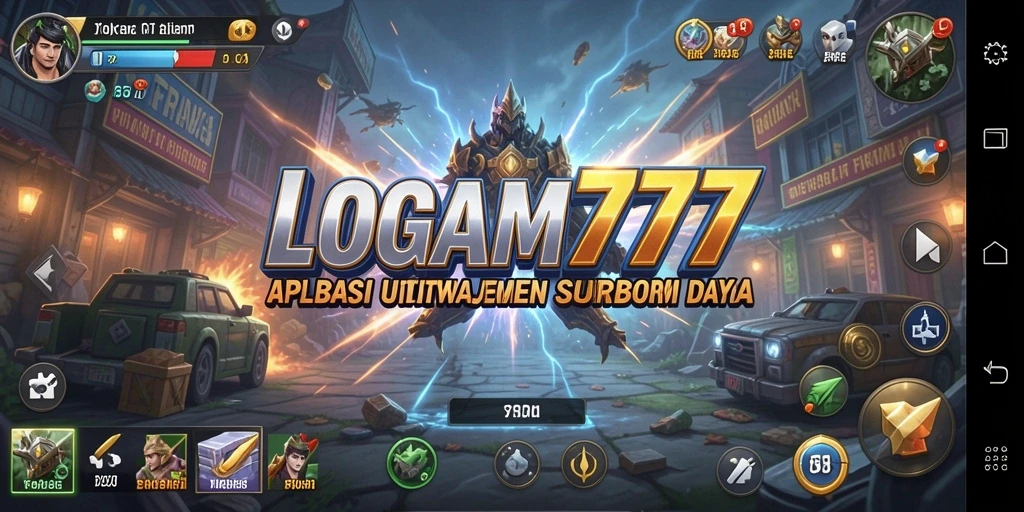 Tampilan antarmuka LOGAM777 yang sederhana dan menarik untuk pengelolaan sumber daya.
