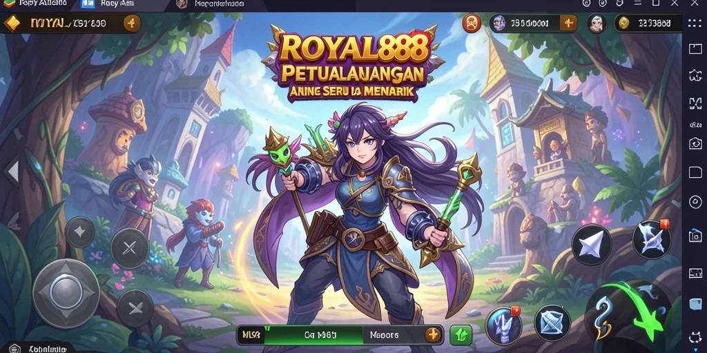 Tampilan gameplay yang menakjubkan dalam ROYAL88.