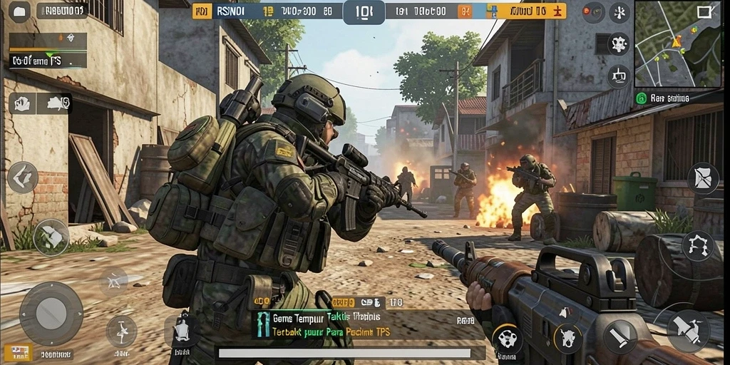 Tampilan gameplay RSNOK yang mendebarkan dan seru.