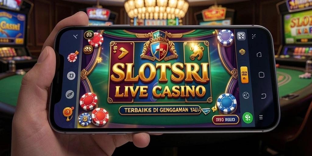 Tampilkan gameplay live dealer yang mendebarkan di SLOTSRI.