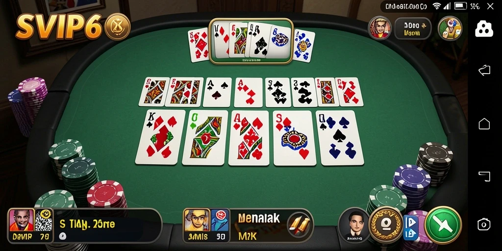 Tampilan gameplay SVIP6 yang menarik dan penuh warna.