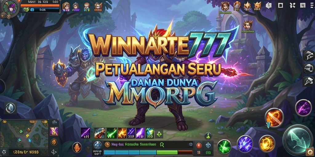 Tampilan gameplay menarik dari <strong>WINRATE777</strong> dalam dunia MMORPG.
