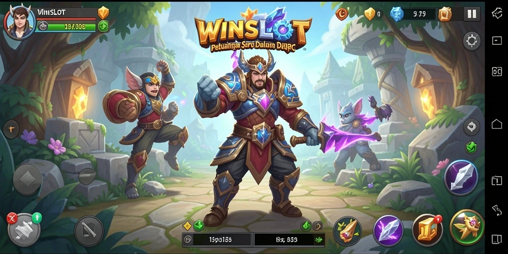 Tampilan gameplay WINSLOT yang menegangkan dan penuh aksi RPG.
