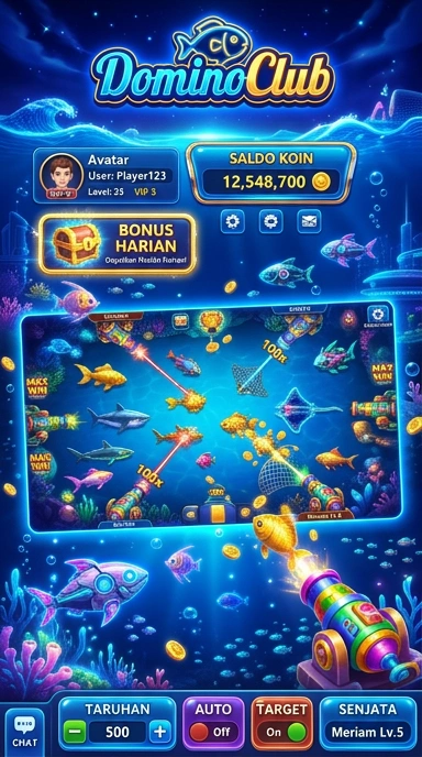 Pengguna dapat menemukan berbagai kategori aplikasi di dominoclub.
